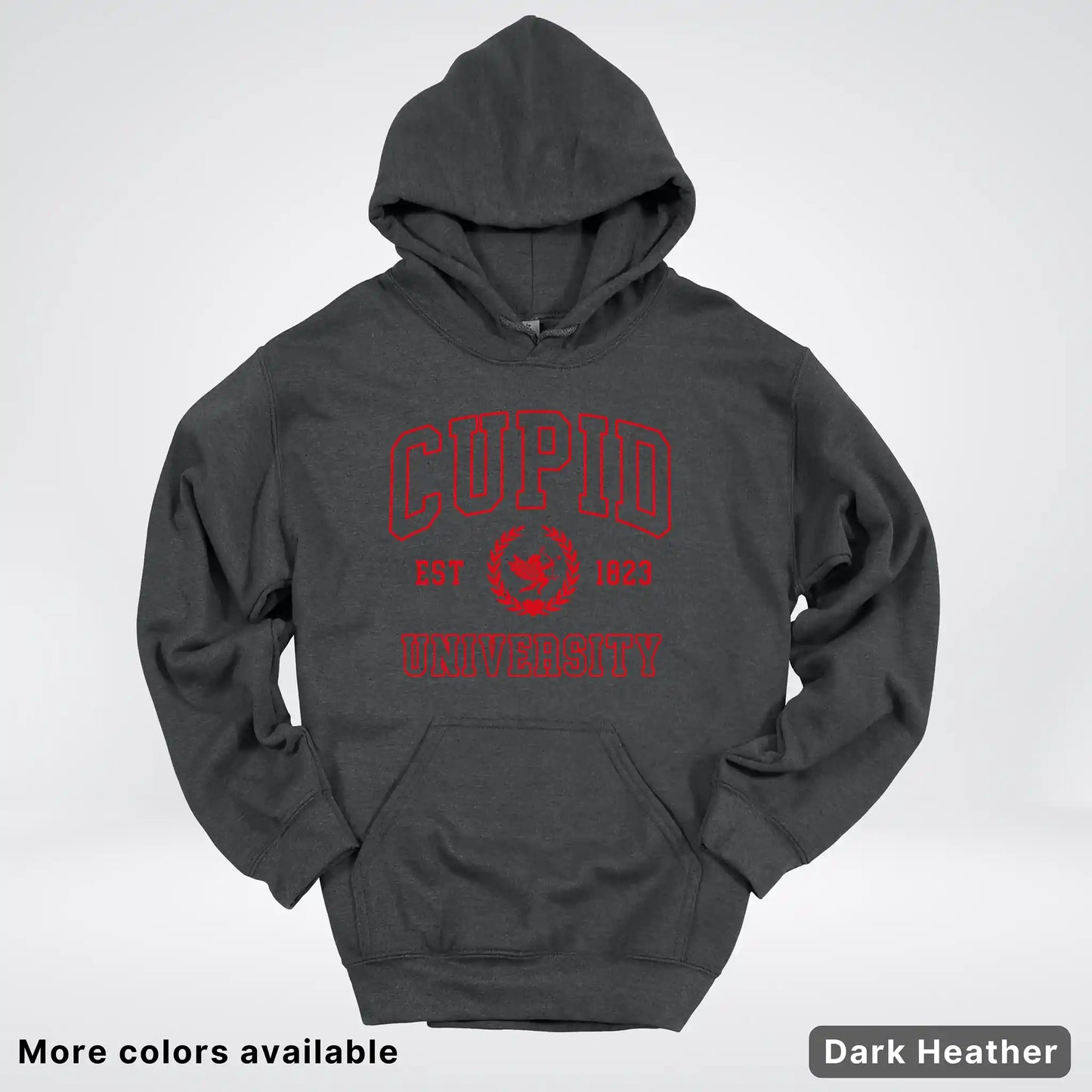 Cupid University Est 1823 - Red Design - Hoodie