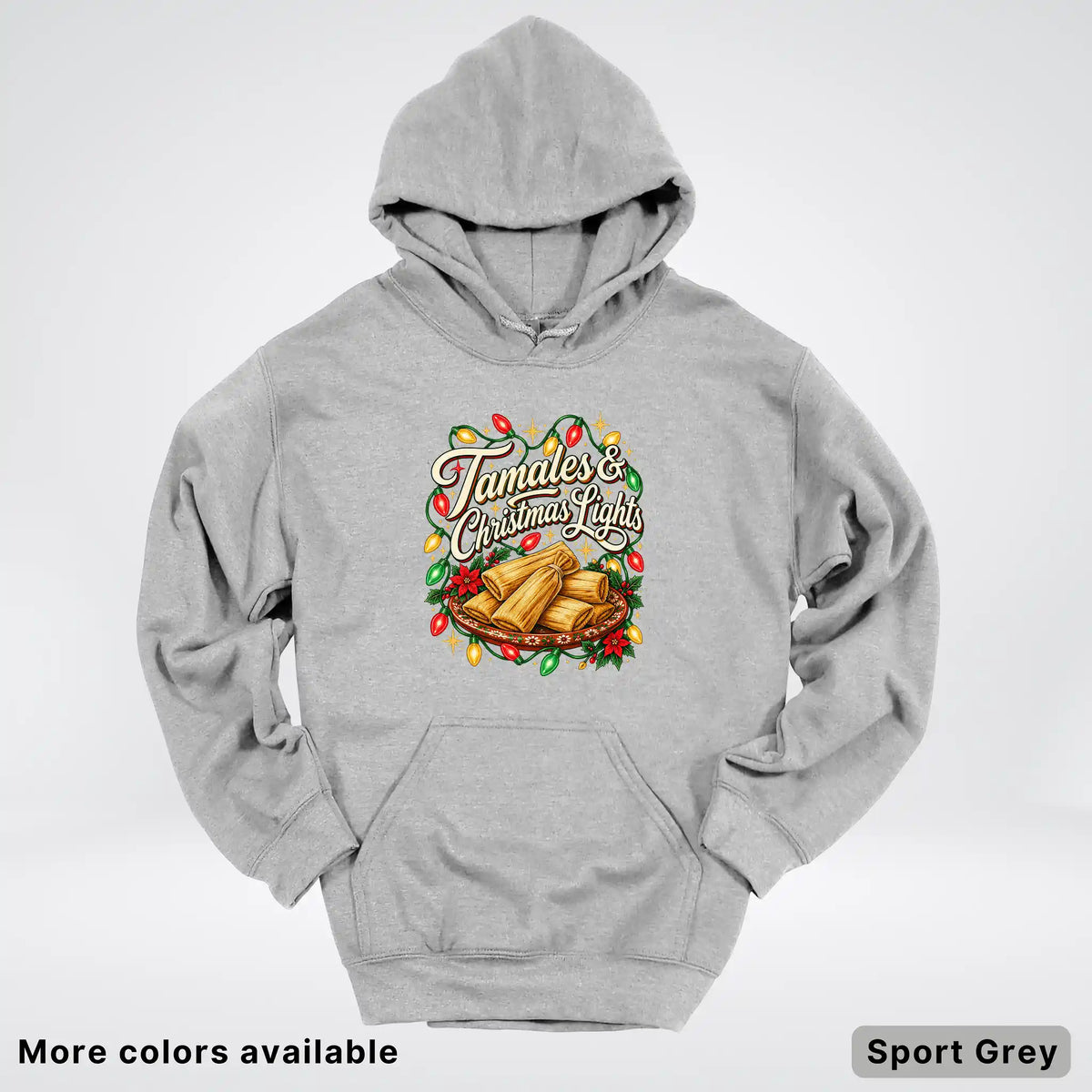 Tamales & Christmas Lights Hoodie