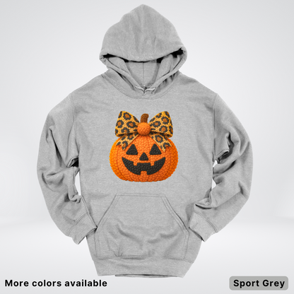 Coquette Crochet Pumpkin - Hoodie