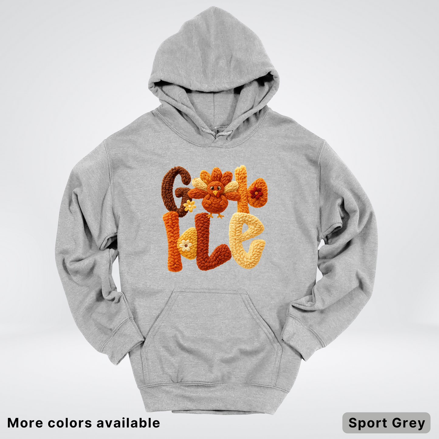 Gobble Crochet Turkey - Hoodie