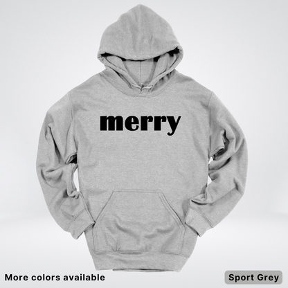 Merry - Black Design - Hoodie