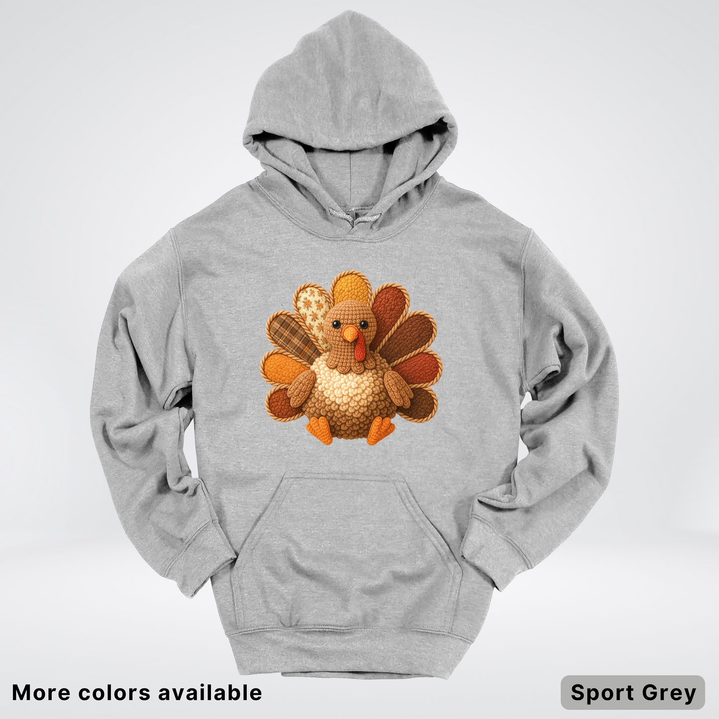 Turkey Crochet Thanksgiving Fall - Hoodie