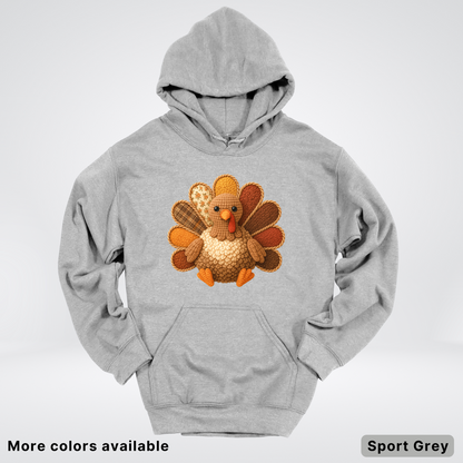 Turkey Crochet Thanksgiving Fall - Hoodie