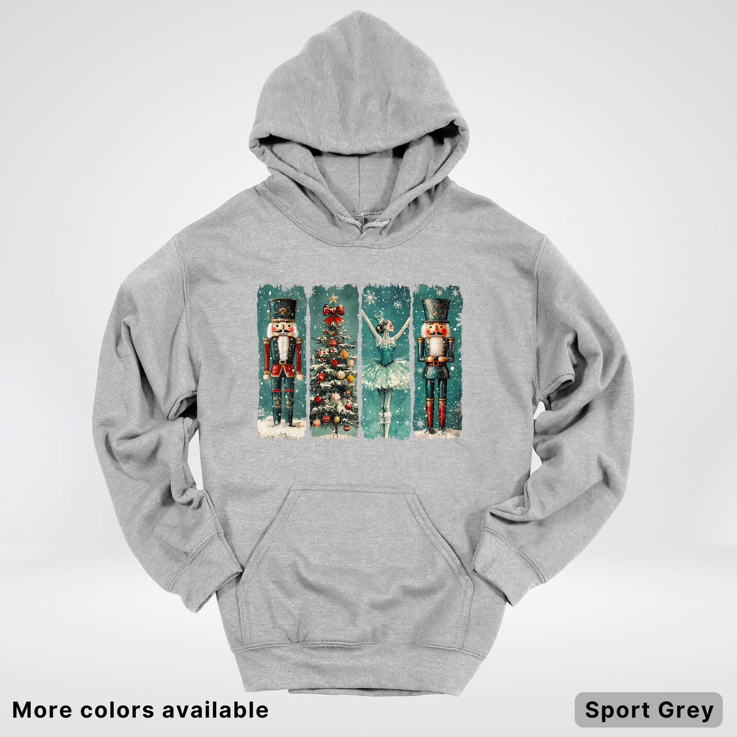 Vintage Nutcracker Ballet Panel - Hoodie