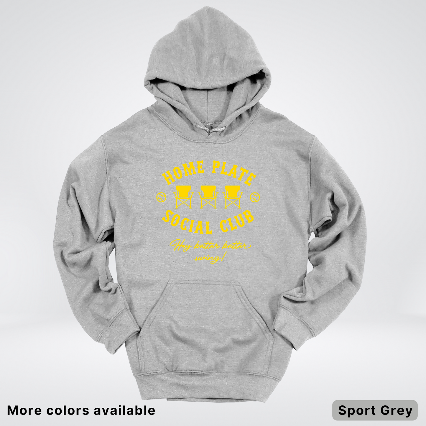 Home Plate Social Club – Gold Design - Hoodie