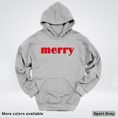 Merry - Red Design - Hoodie
