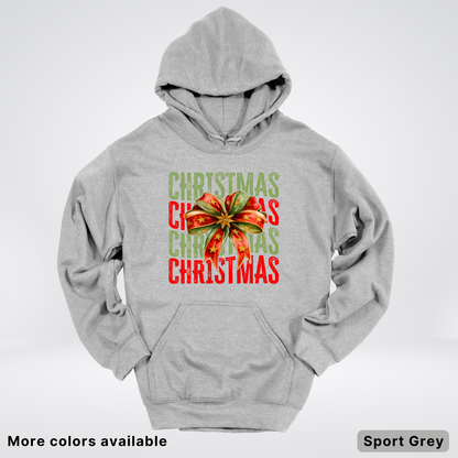Christmas Star Bow - Hoodie