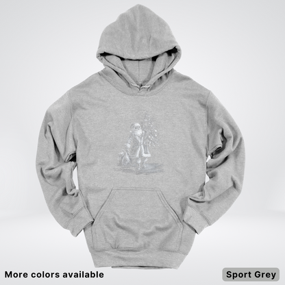 Vintage Santa with Christmas Tree - Hoodie