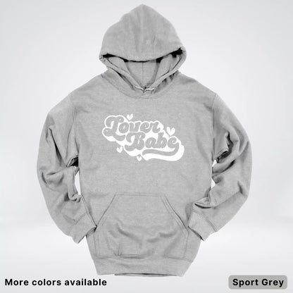 Lover Babe - White Design - Hoodie