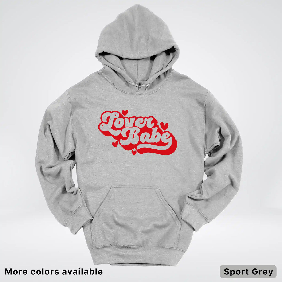 Lover Babe - Red Design - Hoodie