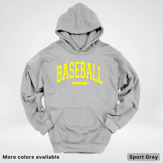 Baseball 24/7 – Yellow Design - Hoodie
