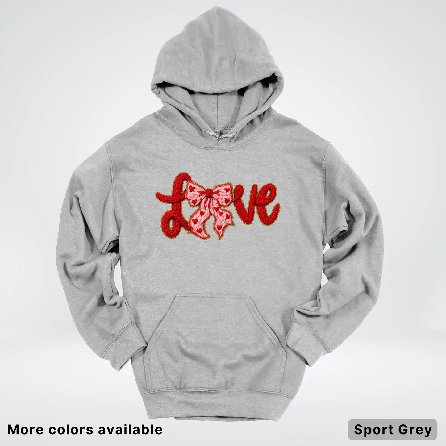 Love Bow Hook Yard Faux - Hoodie