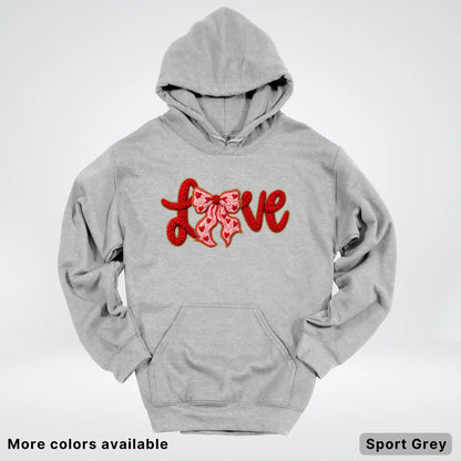 Love Bow Hook Yard Faux - Hoodie