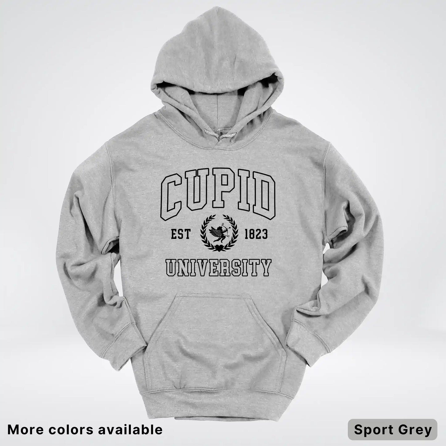 Cupid University Est 1823 - Black Design - Hoodie