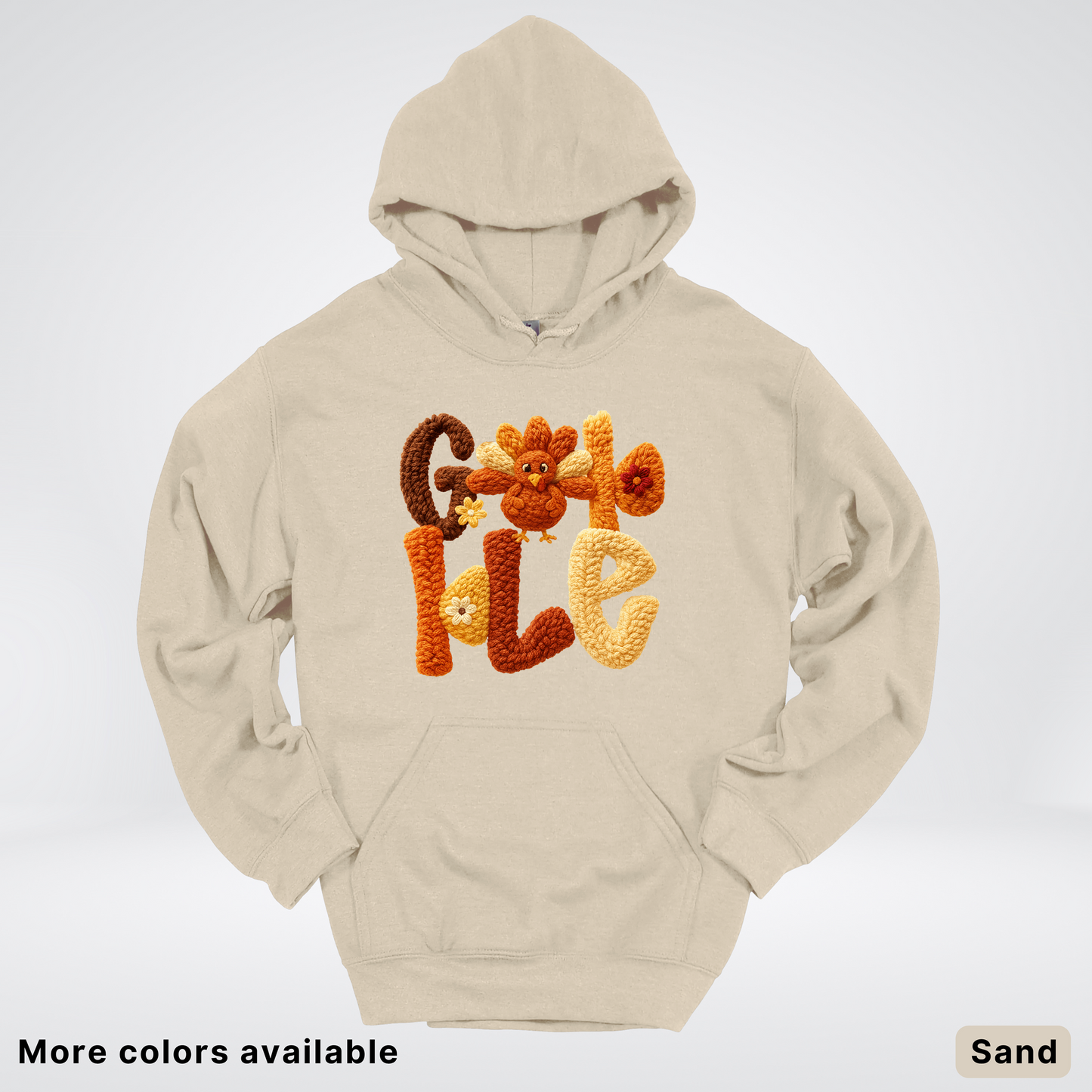 Gobble Crochet Turkey - Hoodie