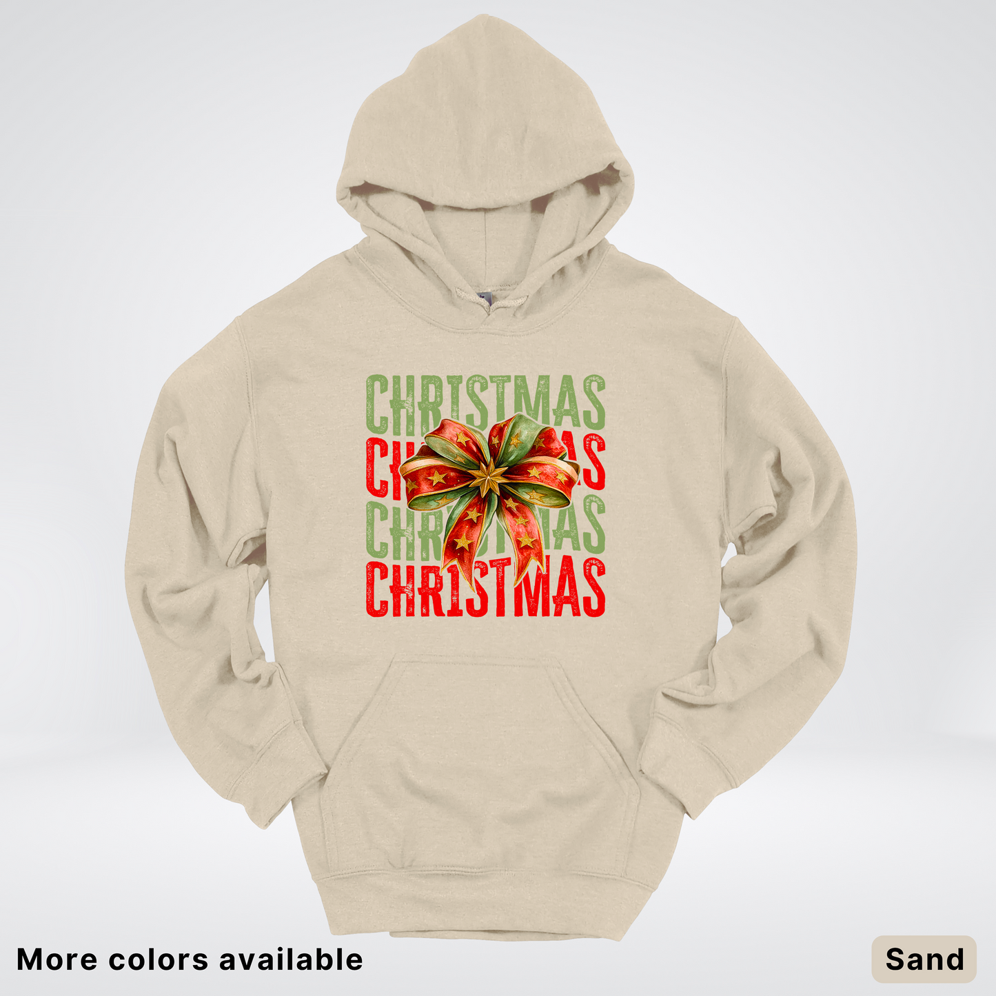 Christmas Star Bow - Hoodie