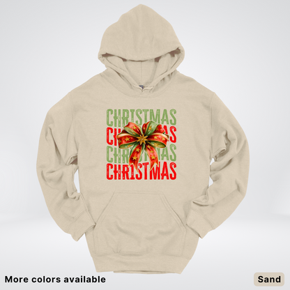 Christmas Star Bow - Hoodie