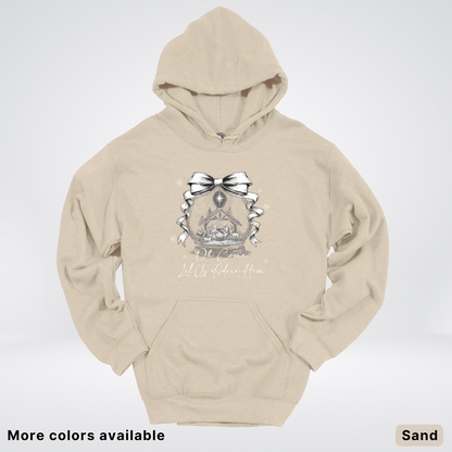 Oh Come Let Us Adore Him Nativity - Hoodie