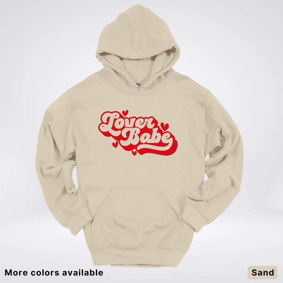 Lover Babe - Red Design - Hoodie