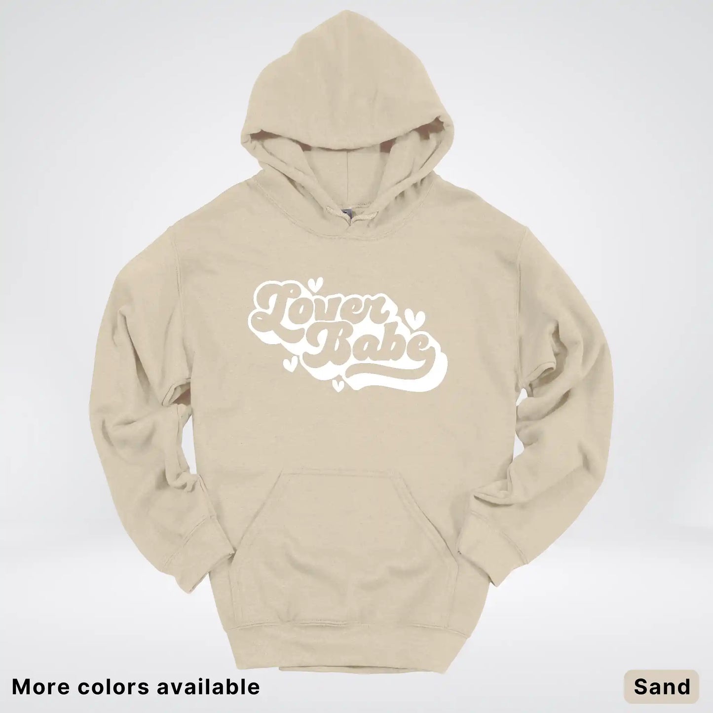 Lover Babe - White Design - Hoodie
