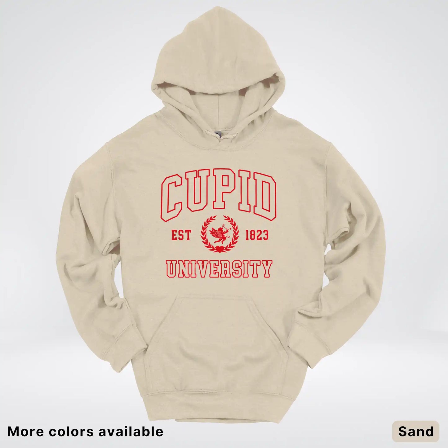 Cupid University Est 1823 - Red Design - Hoodie