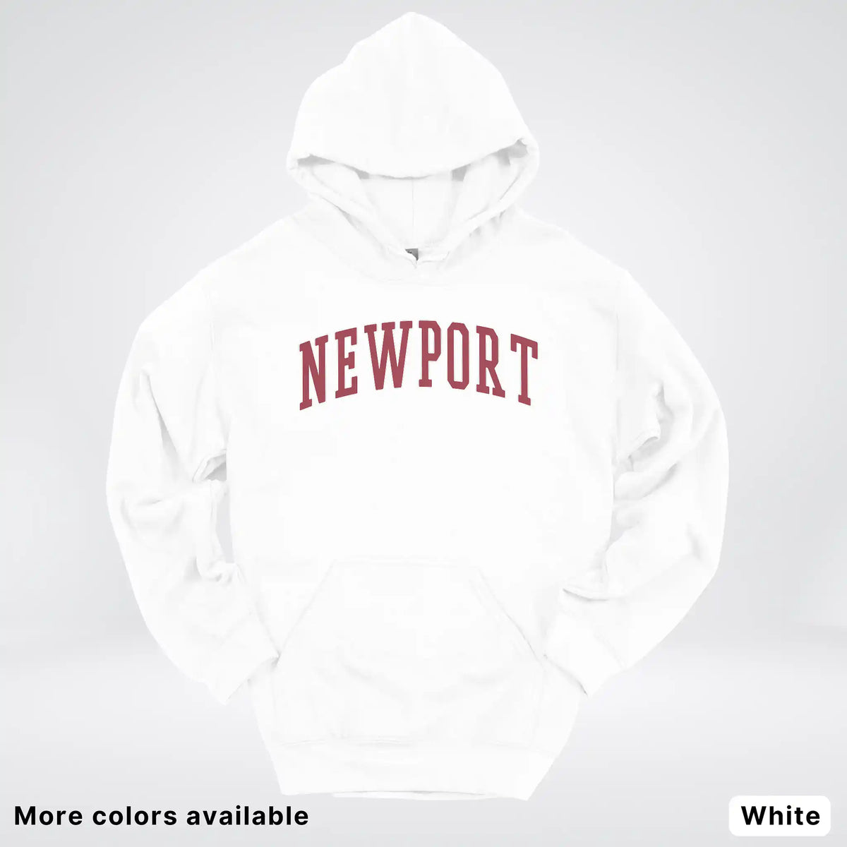 Newport Destination - Red Design - Hoodie
