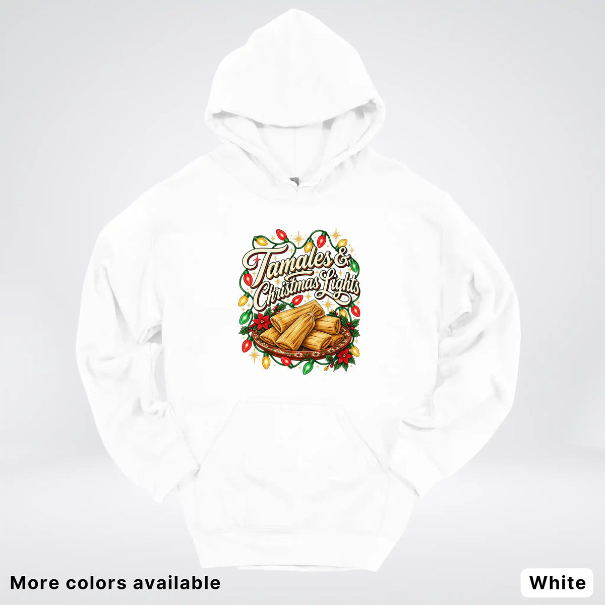 Tamales & Christmas Lights Hoodie