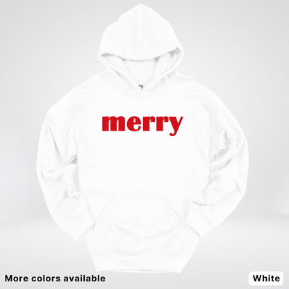 Merry - Red Design - Hoodie