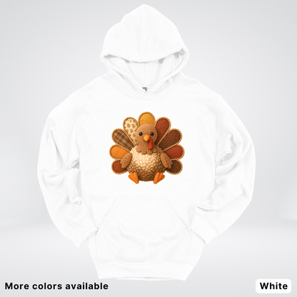 Turkey Crochet Thanksgiving Fall - Hoodie
