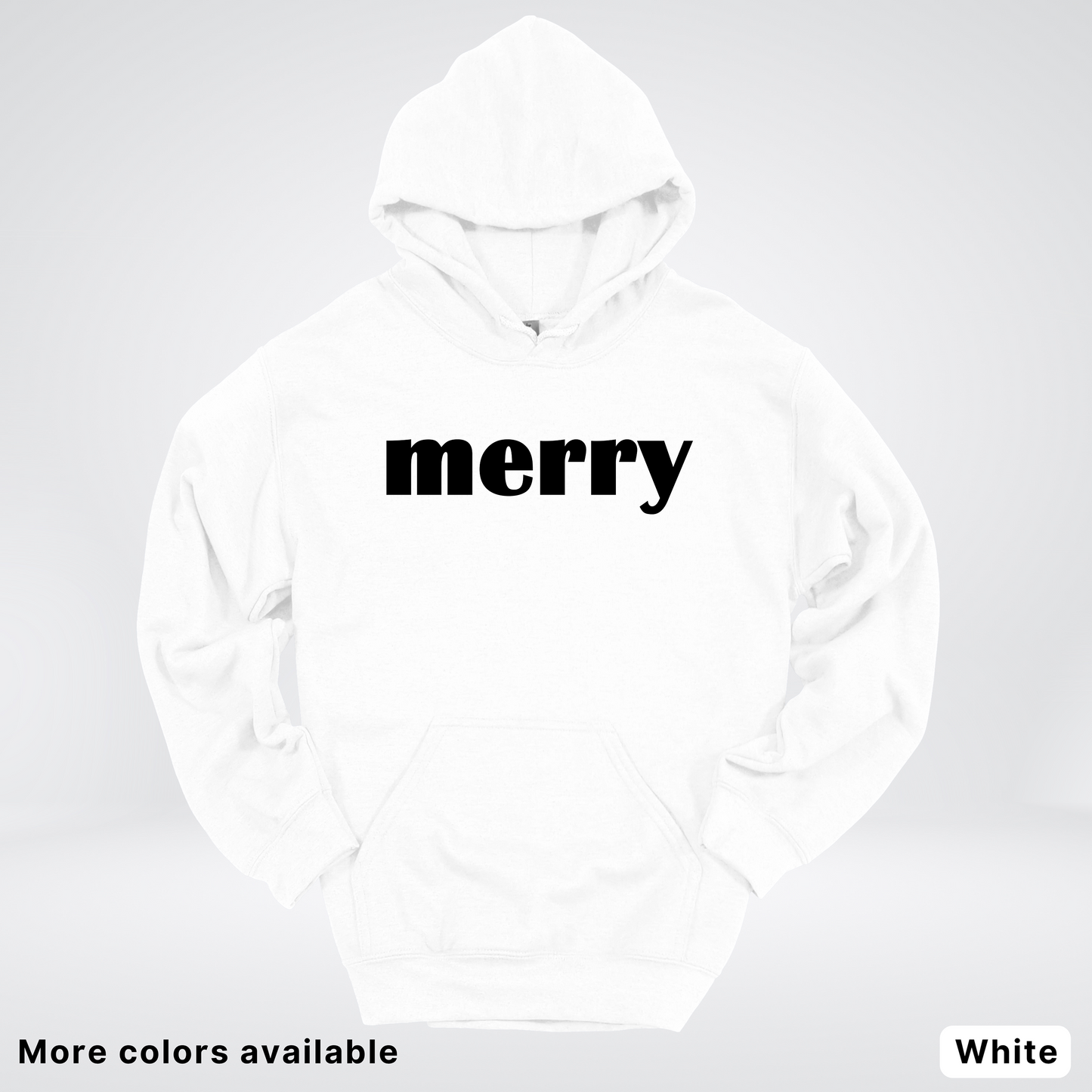 Merry - Black Design - Hoodie