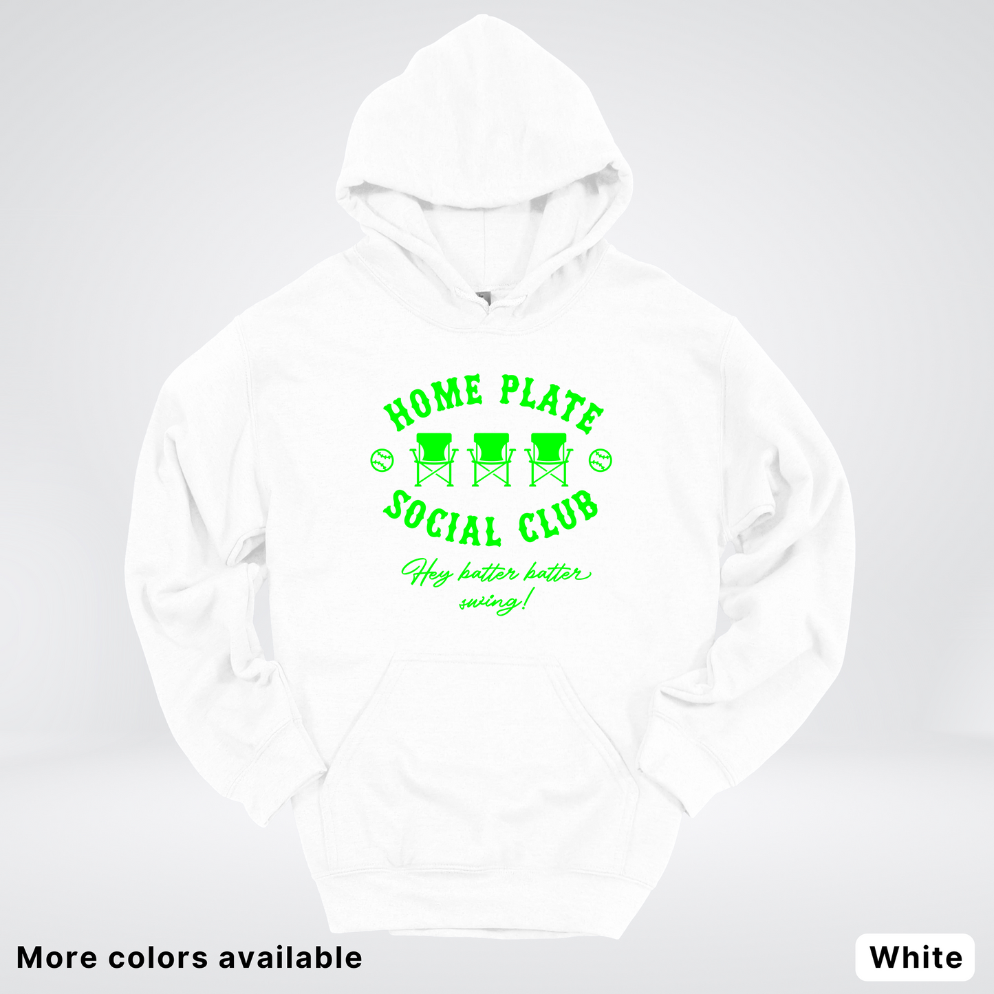 Home Plate Social Club – Green Design - Hoodie
