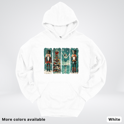 Vintage Nutcracker Ballet Panel - Hoodie