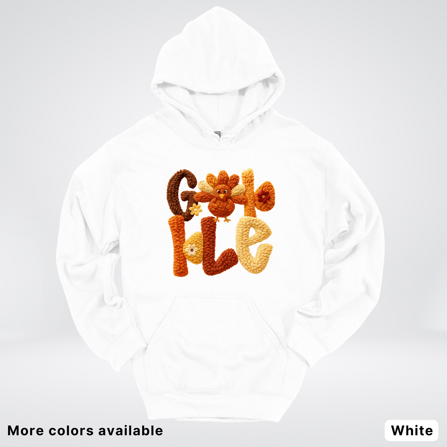 Gobble Crochet Turkey - Hoodie