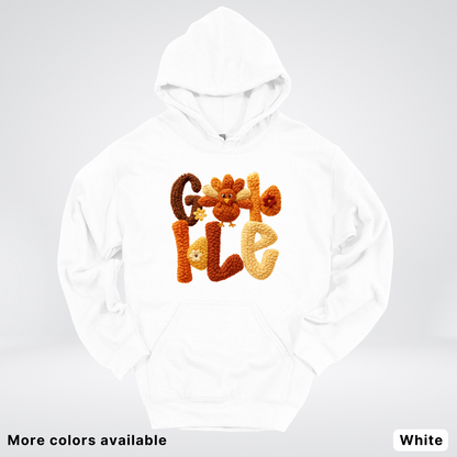 Gobble Crochet Turkey - Hoodie
