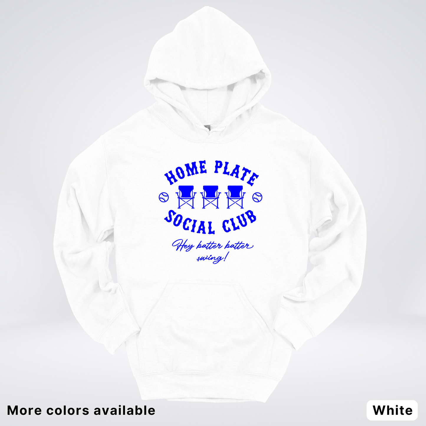 Home Plate Social Club – Blue Design - Hoodie