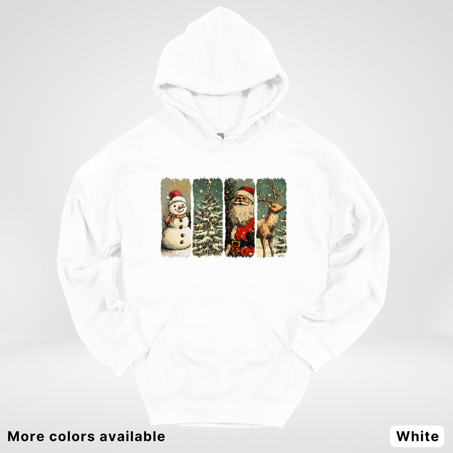 Classic Christmas Strip Art - Hoodie