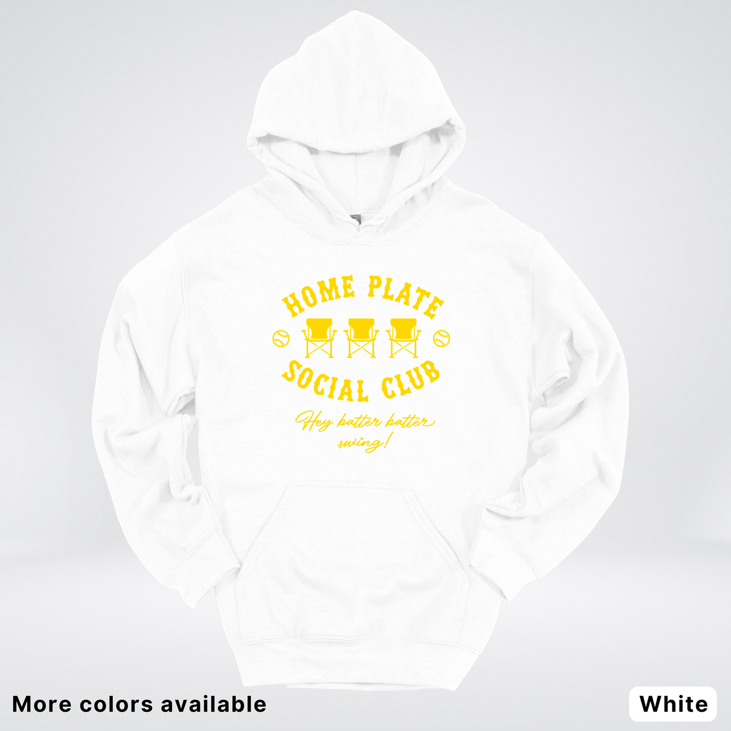 Home Plate Social Club – Gold Design - Hoodie