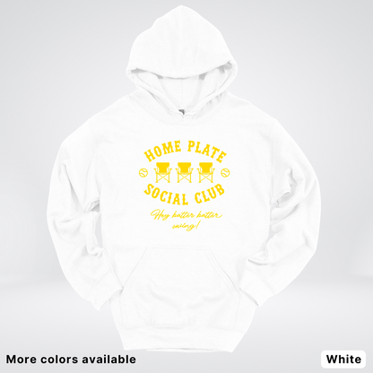 Home Plate Social Club – Gold Design - Hoodie