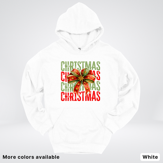 Christmas Star Bow - Hoodie