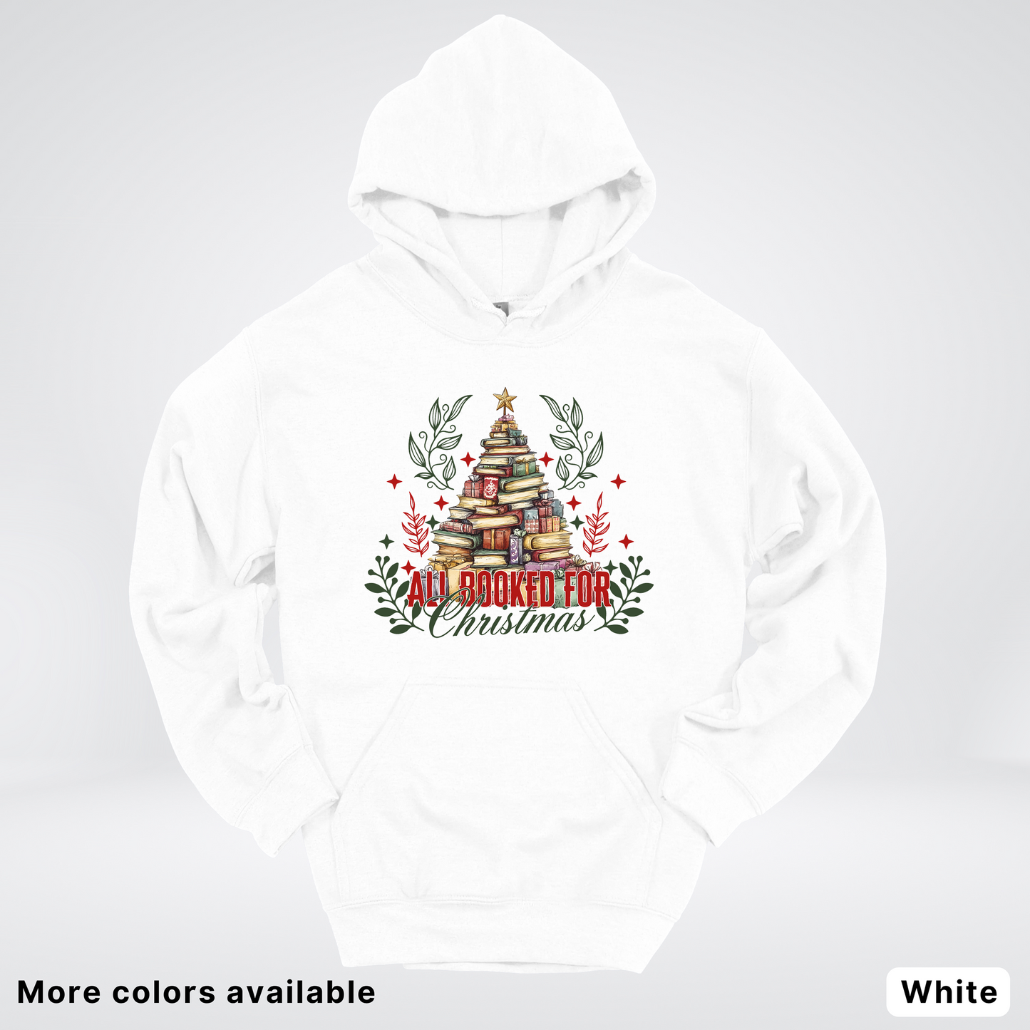 All Booked For Christmas - Hoodie