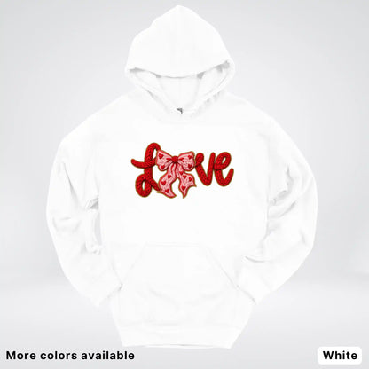 Love Bow Hook Yard Faux - Hoodie