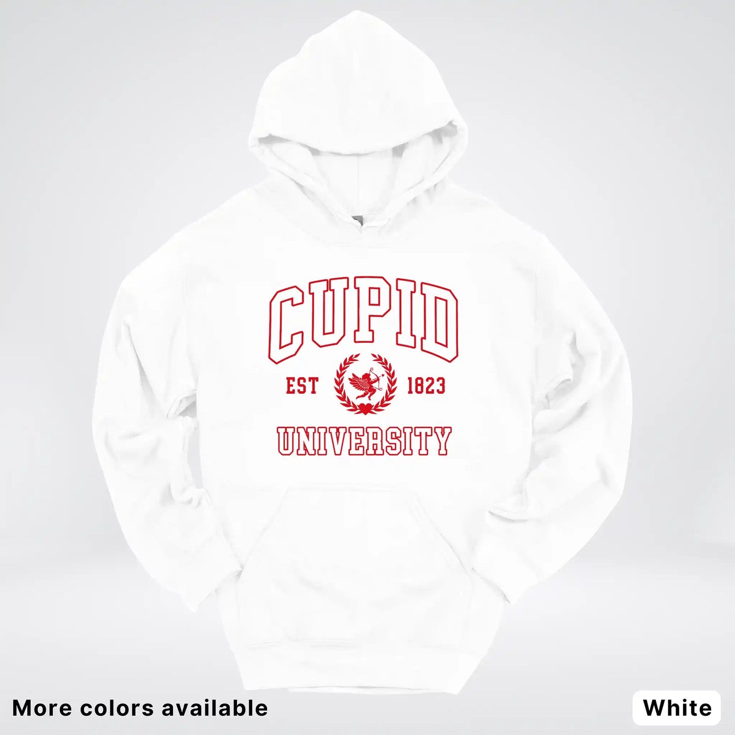 Cupid University Est 1823 - Red Design - Hoodie