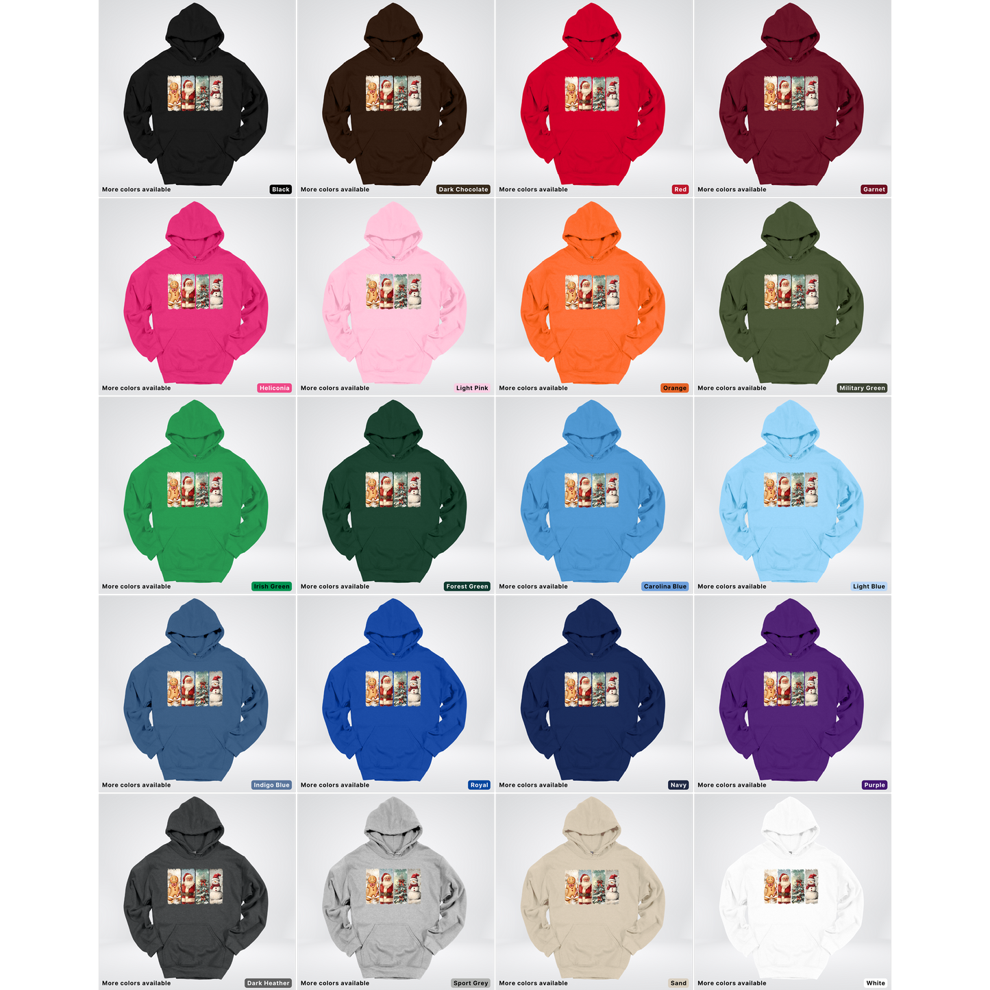 Vintage Christmas Quartet - Hoodie