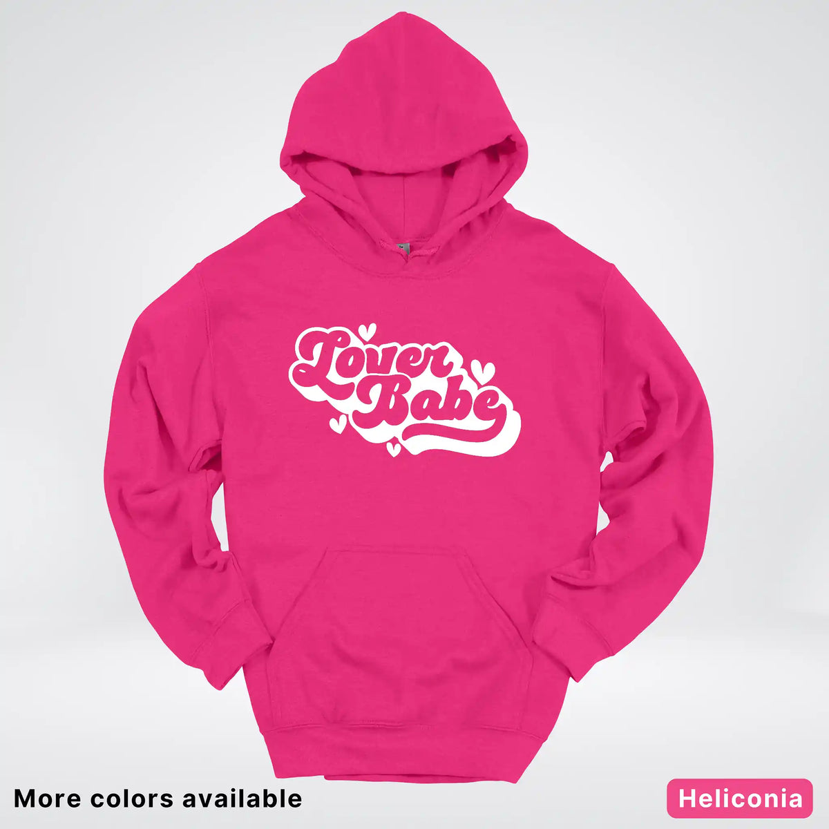 Lover Babe - White Design - Hoodie