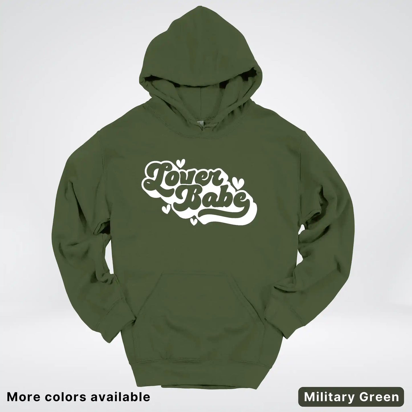 Lover Babe - White Design - Hoodie