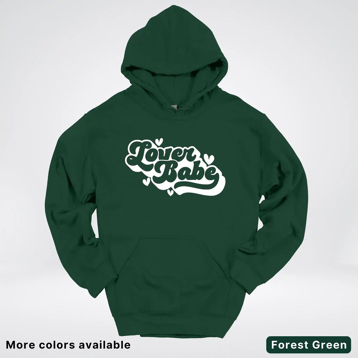 Lover Babe - White Design - Hoodie