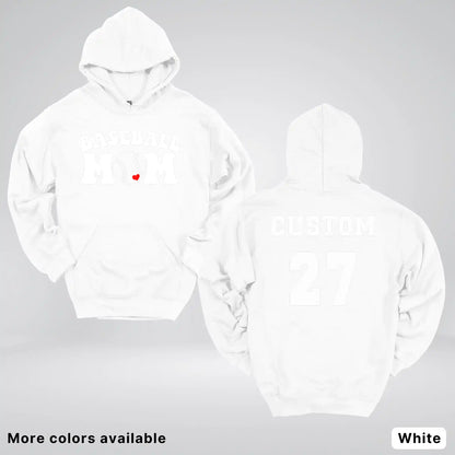 Custom Name & Number- Baseball Design 6 Hoodie