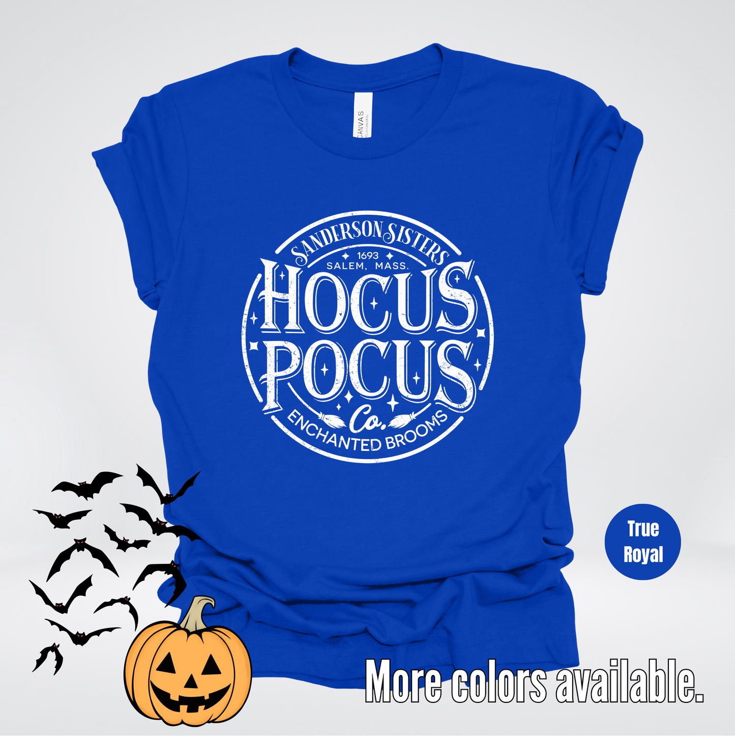 Hocus Pocus Sanderson Sisters Enchanted Brooms - White Design T-Shirt