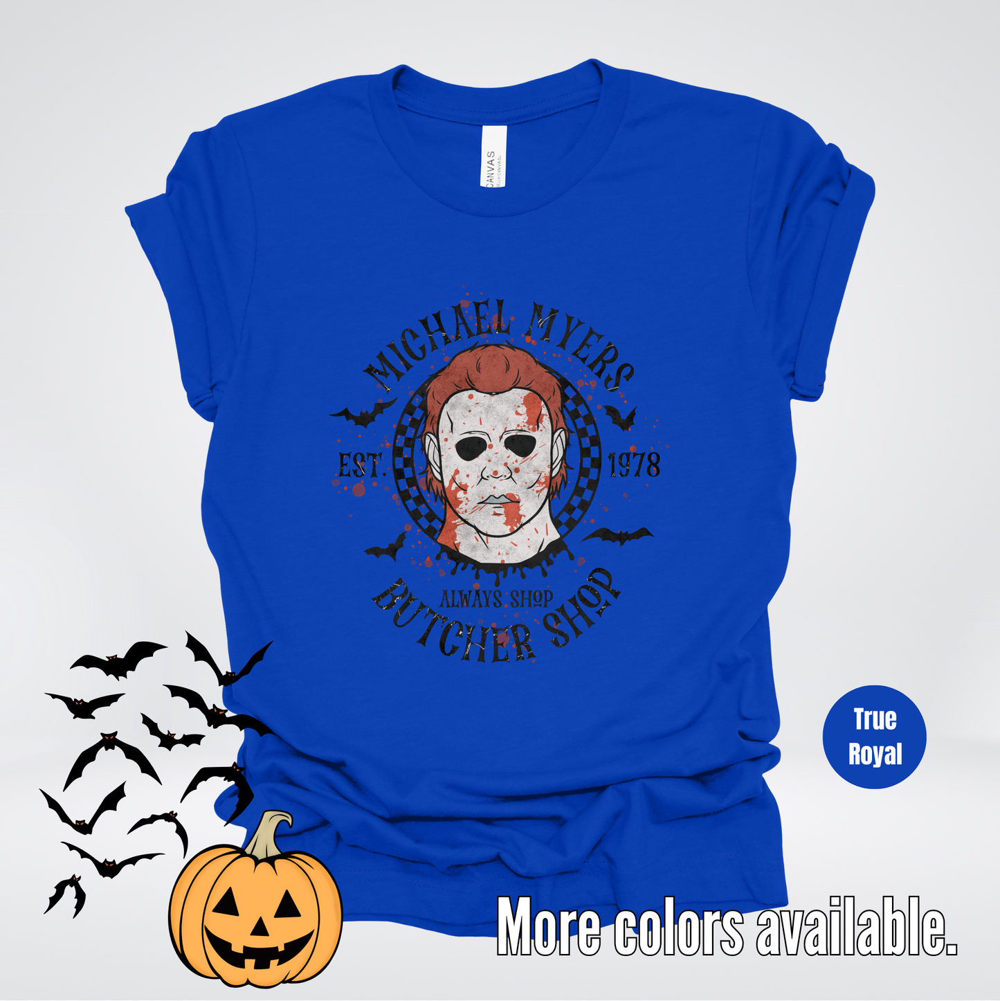 Michael Myers Butcher Shop Est 1978 - Black Design T-Shirt