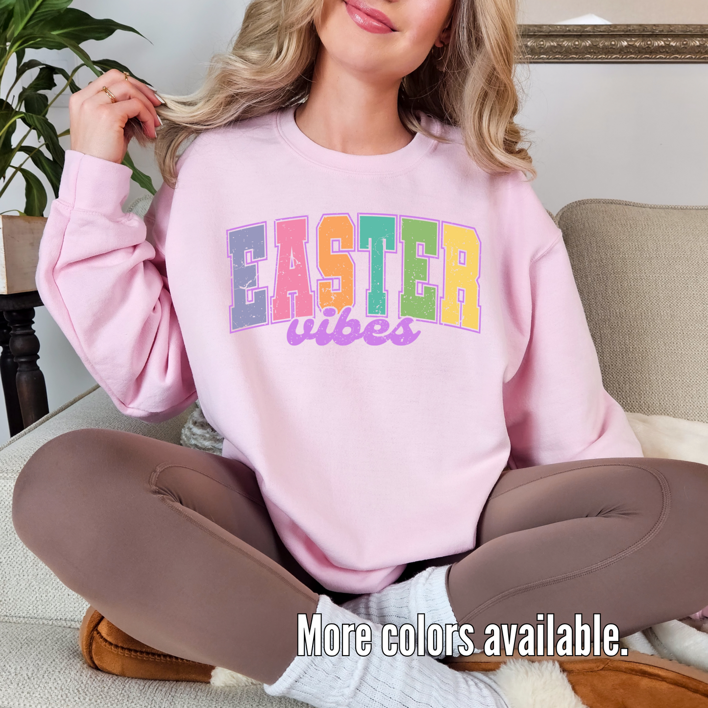 Easter Vibes Heavyweight Unisex Crewneck